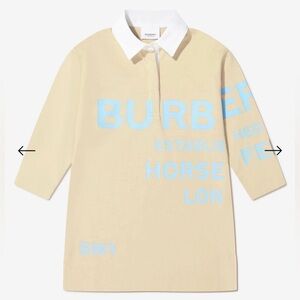 Girl’s Burberry Horseferry Print Cotton Dress